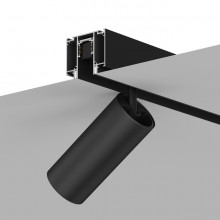 Магнитный шинопровод для натяжного 626330 ЧЕРНЫЙ S20 под демпфер 3м