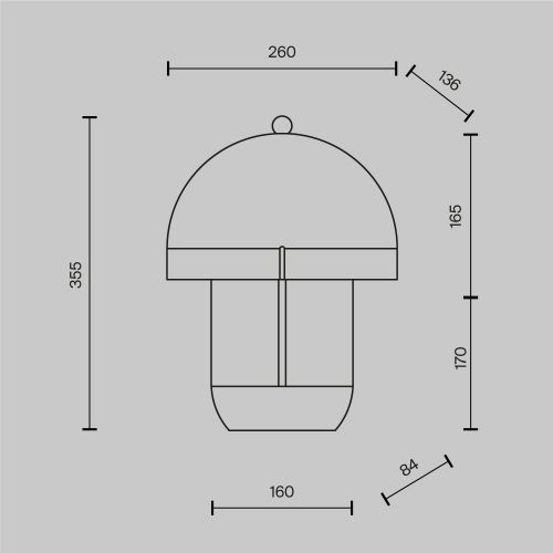 Настольный светильник MOD479TL-L14W3K1