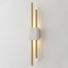 Бра Crystal Lux CARTA AP6W LED WHITE/BRASS
