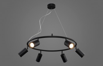 Светильник подвесной Crystal Lux RIVO SP6 BL