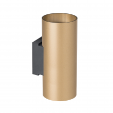 204640 Бра RULLO 2х9W GU10 ЗОЛОТО/ЧЕРНЫЙ