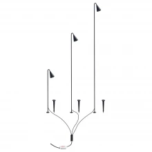 Грунтовый светильник Arte Lamp MULIPHEIN A1084PA-3BK