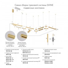 Шинопровод Denkirs TR5716-SB