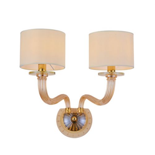 Бра Newport 8682/A gold polished amber