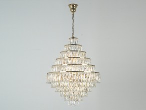 Каскадная люстра Newport 10125+15/C gold