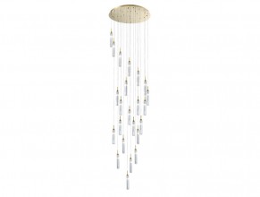 Каскадная люстра Newport 4528+14/S gold