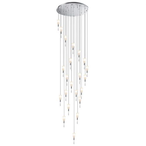 Каскадная люстра Newport 4812+10/S chrome