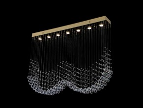 Каскадная люстра Newport 8407/PL gold