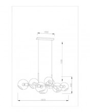 Подвесная люстра Moderli V2171-P