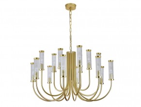 Подвесная люстра Newport 4558+4+4/C mat.gold