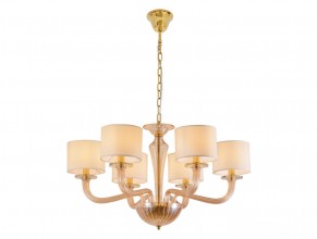 Подвесная люстра Newport 8686/C gold polished amber