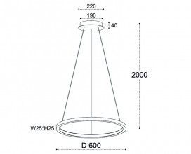 Подвесной светильник ITALLINE IT013-6027 gold 3000K