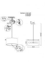 Подвесной светильник Moderli V11511-3P