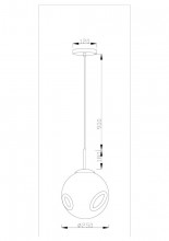 Подвесной светильник Moderli V11520-1P