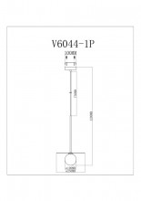 Подвесной светильник Moderli V11572-1P
