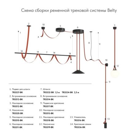 Крепеж Denkirs TR5517-BK