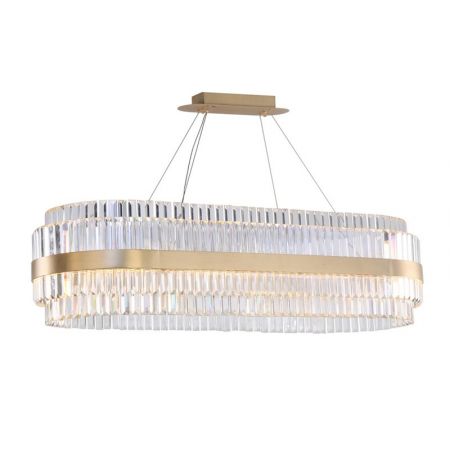 Подвесная люстра Newport 10242/120 oval brass