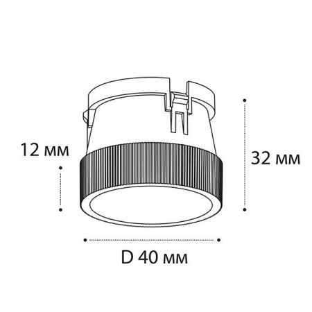 Вставка ITALLINE Ring Danny crystal