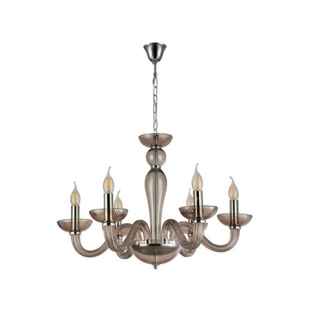 Подвесная люстра Newport 8646/C chrome coffee