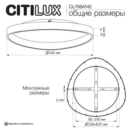 Накладной светильник Citilux CL756A142