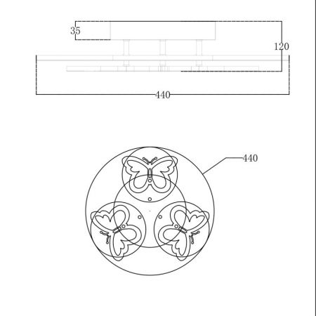 Накладной светильник Escada 10272/6LED