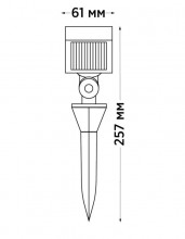 Грунтовый светильник ITALLINE IT4008