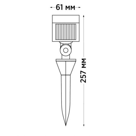 Грунтовый светильник ITALLINE IT4008