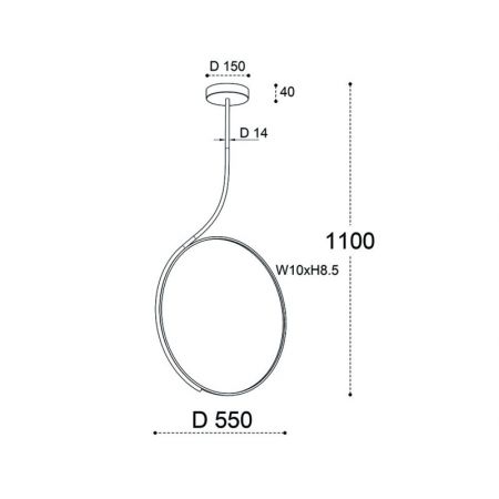 Подвесной светильник ITALLINE IT013-6025 white 3000K