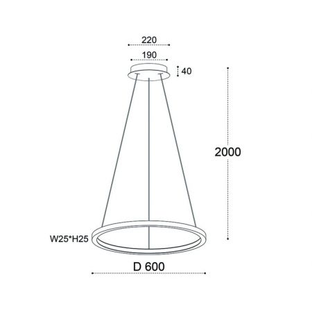 Подвесной светильник ITALLINE IT013-6027 white 3000K
