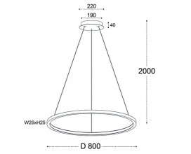 Подвесной светильник ITALLINE IT013-6028 white 3000K