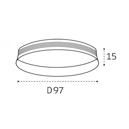 Вставка ITALLINE DE-315 gold