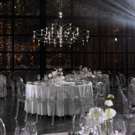 Подвесной светильник LOFT IT 10587/1000 Silver Asfour