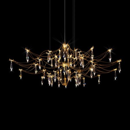 Подвесной светильник LOFT IT 10587/1000 Gold Asfour