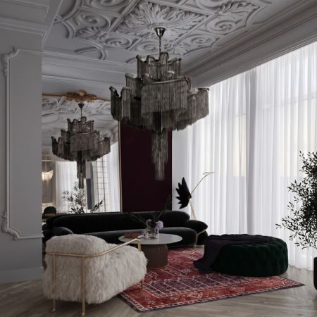 Подвесная люстра LOFT IT 10208/800 Gunmetal