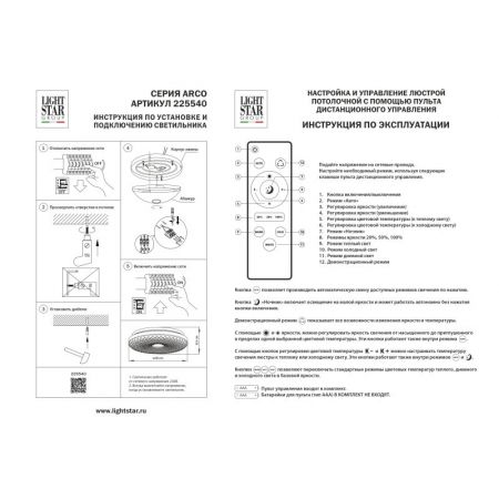 Накладной светильник Lightstar 225540