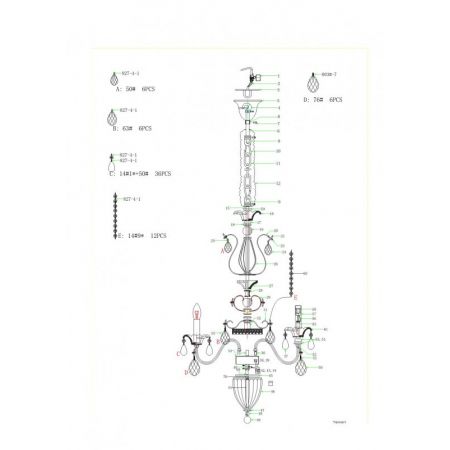 Подвесная люстра Lightstar 790062