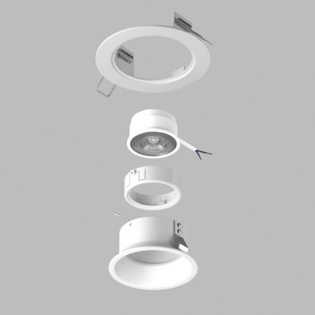 Встраиваемый светильник Lightstar D61606WMOD