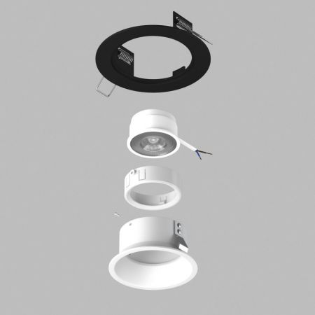 Встраиваемый светильник Lightstar D61706WMOD