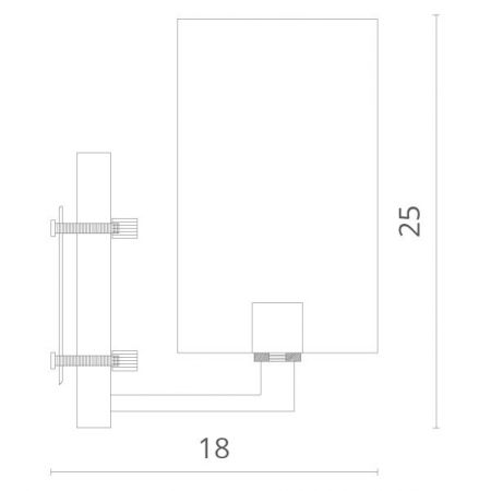 Бра Divinare 5933/01 AP-1