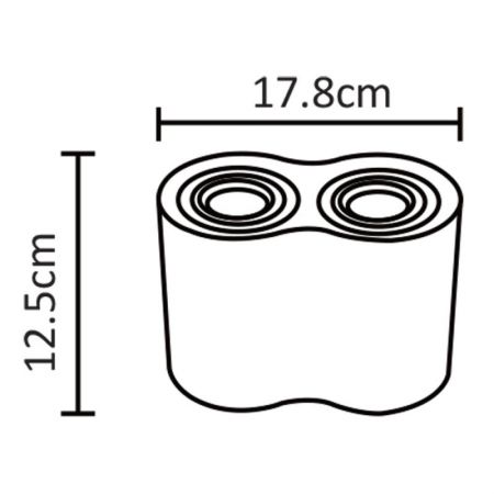 Накладной светильник ARTE Lamp A5644PL-2WH