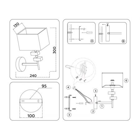 Бра Ambrella Light LH71335
