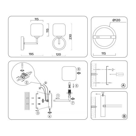 Бра Ambrella Light LH53021