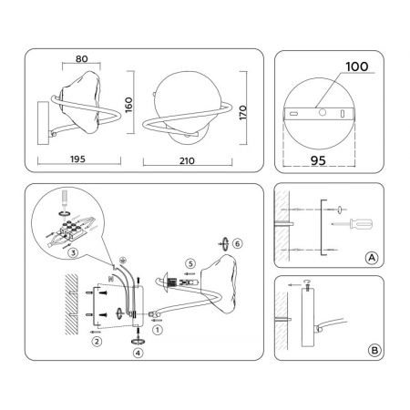 Бра Ambrella Light LH15005