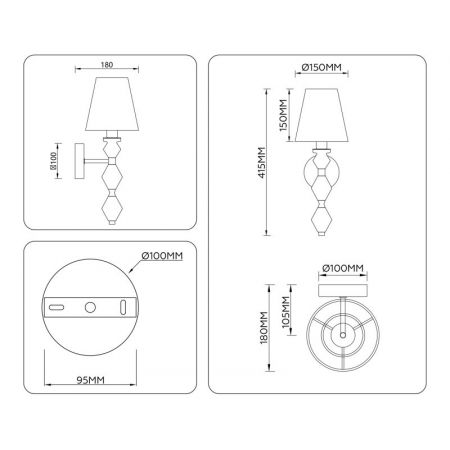 Бра Ambrella Light LH75409