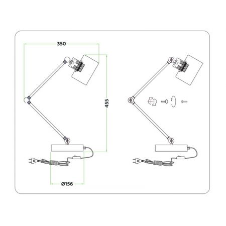 Настольная лампа Ambrella Light TR8152