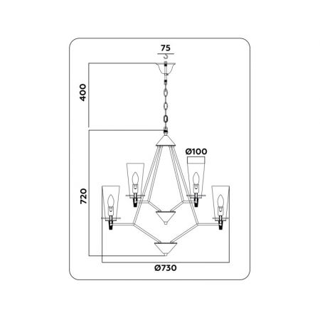 Подвесная люстра Ambrella Light TR3238