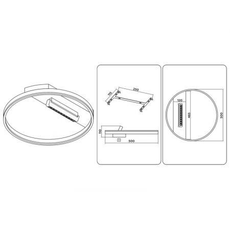 Накладной светильник Ambrella Light FL51457