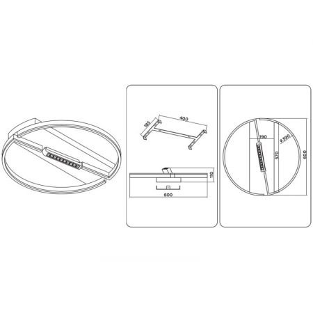 Накладной светильник Ambrella Light FL51459