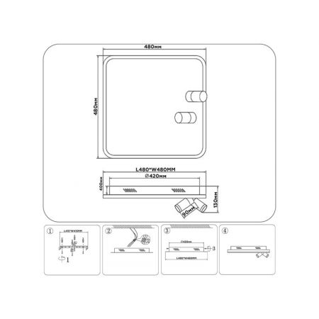 Накладной светильник Ambrella Light FL5115