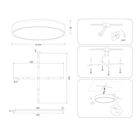Накладной светильник Ambrella Light FV5531